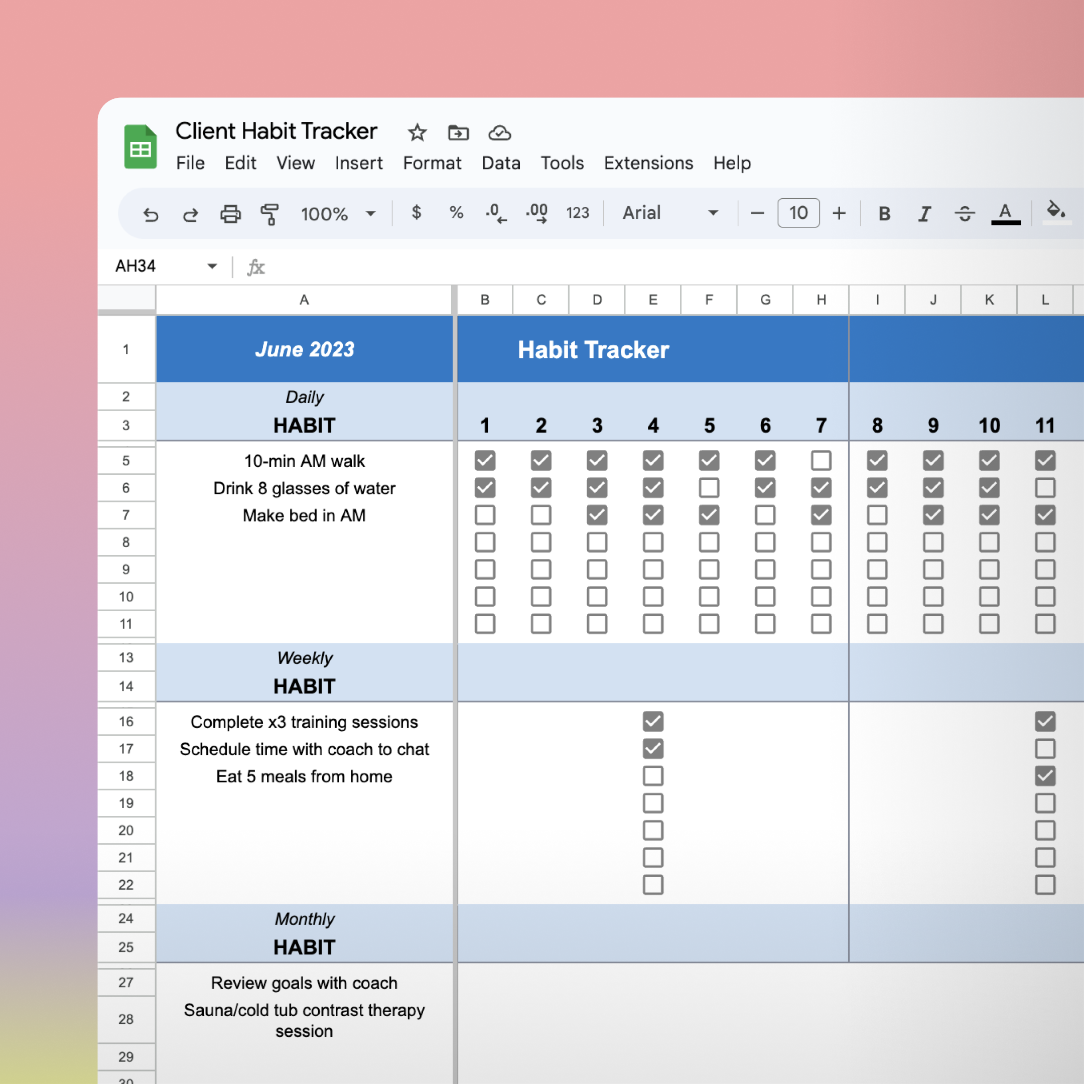 Free Client Habit Tracker Superset Blog